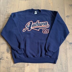 Vintage Auburn University Tigers Team Starter Crewneck Sweatshirt Large